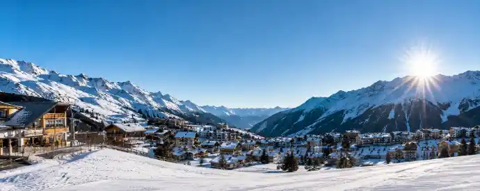 Serfaus in de winter - Taxi Innsbruck