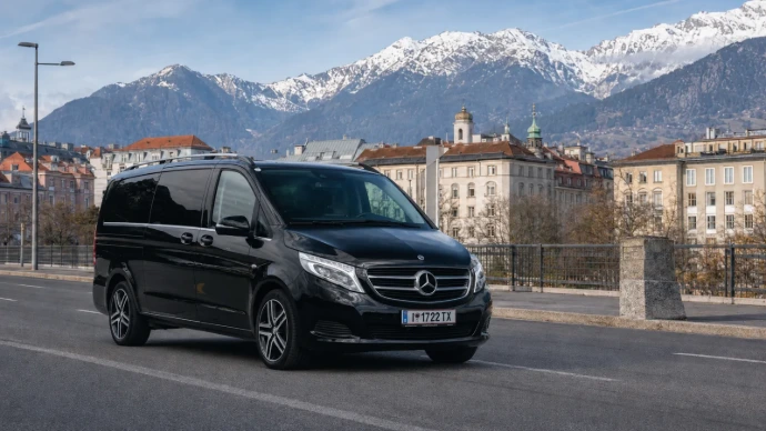 Mercedes Vito Taxi für Stadtfahrten in Innsbruck